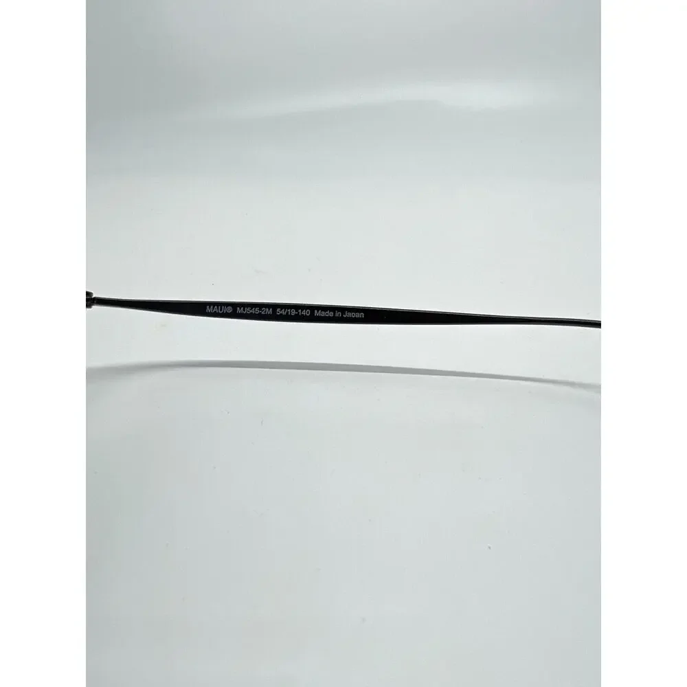 Maui Jim Japan SPINNAKER MJ545-2M 54-19-140‎ Black Metal Sunglasses Frame H9104